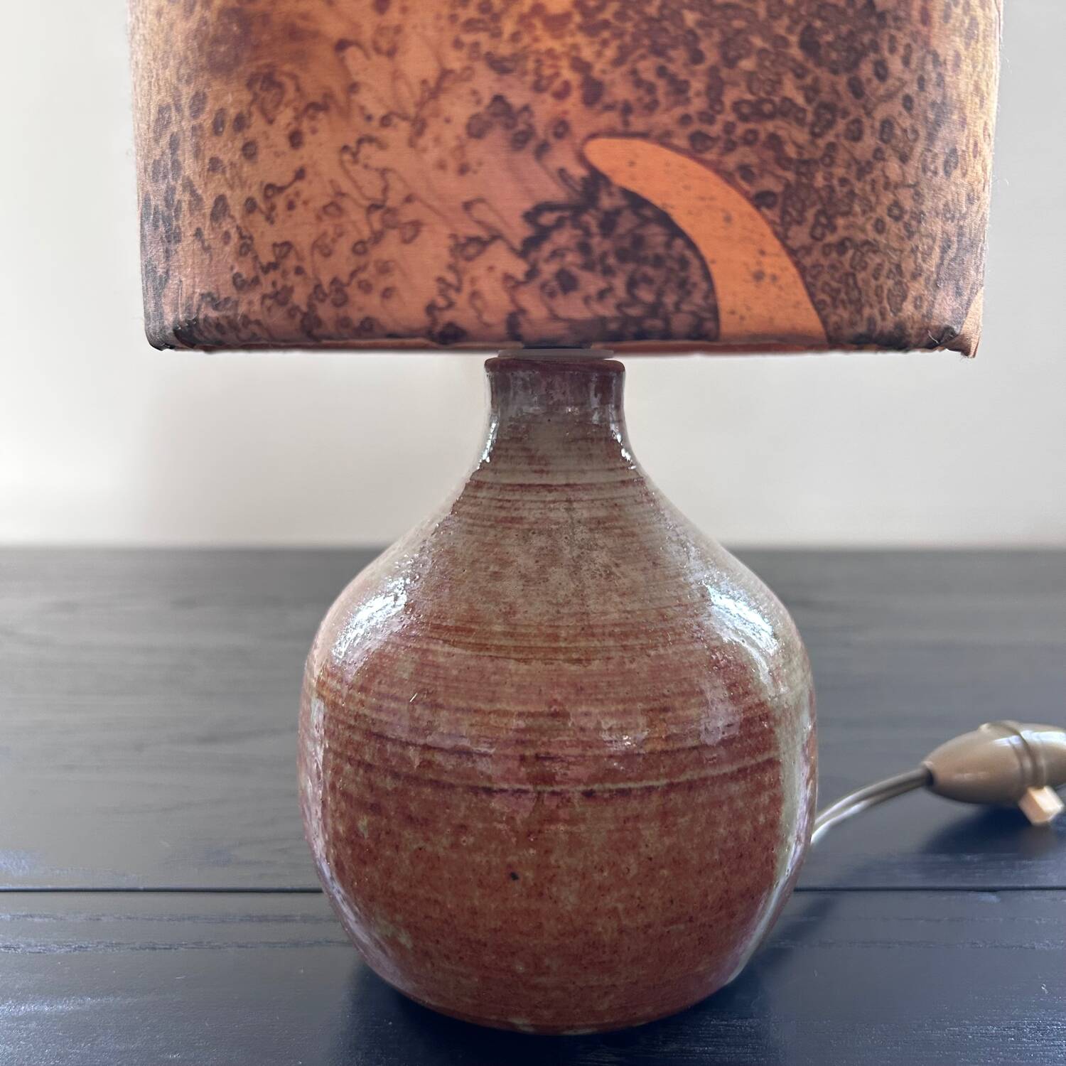Stoneware lamp, 1970
