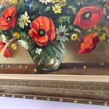 Grande tableau bouquet de fleurs