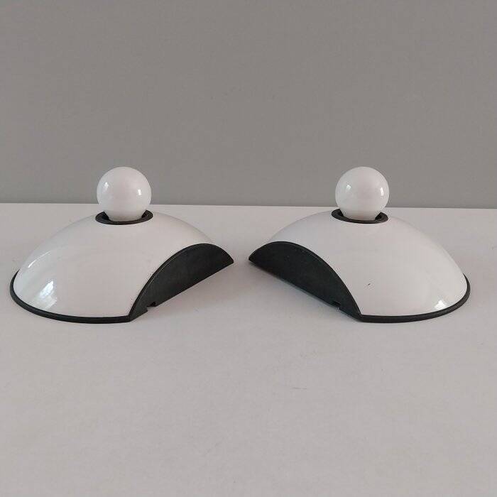 Pair of T. Cimini wall lights for Lumina - "Emi"