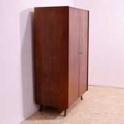 Elegant oak wardrobe U-450 by Jiří Jiroutek for Interiér Praha, 1960´s