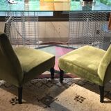 Pair of Napoleon lll armchairs