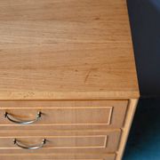 Petit buffet bahut scandinave années 50-60 chêne blond