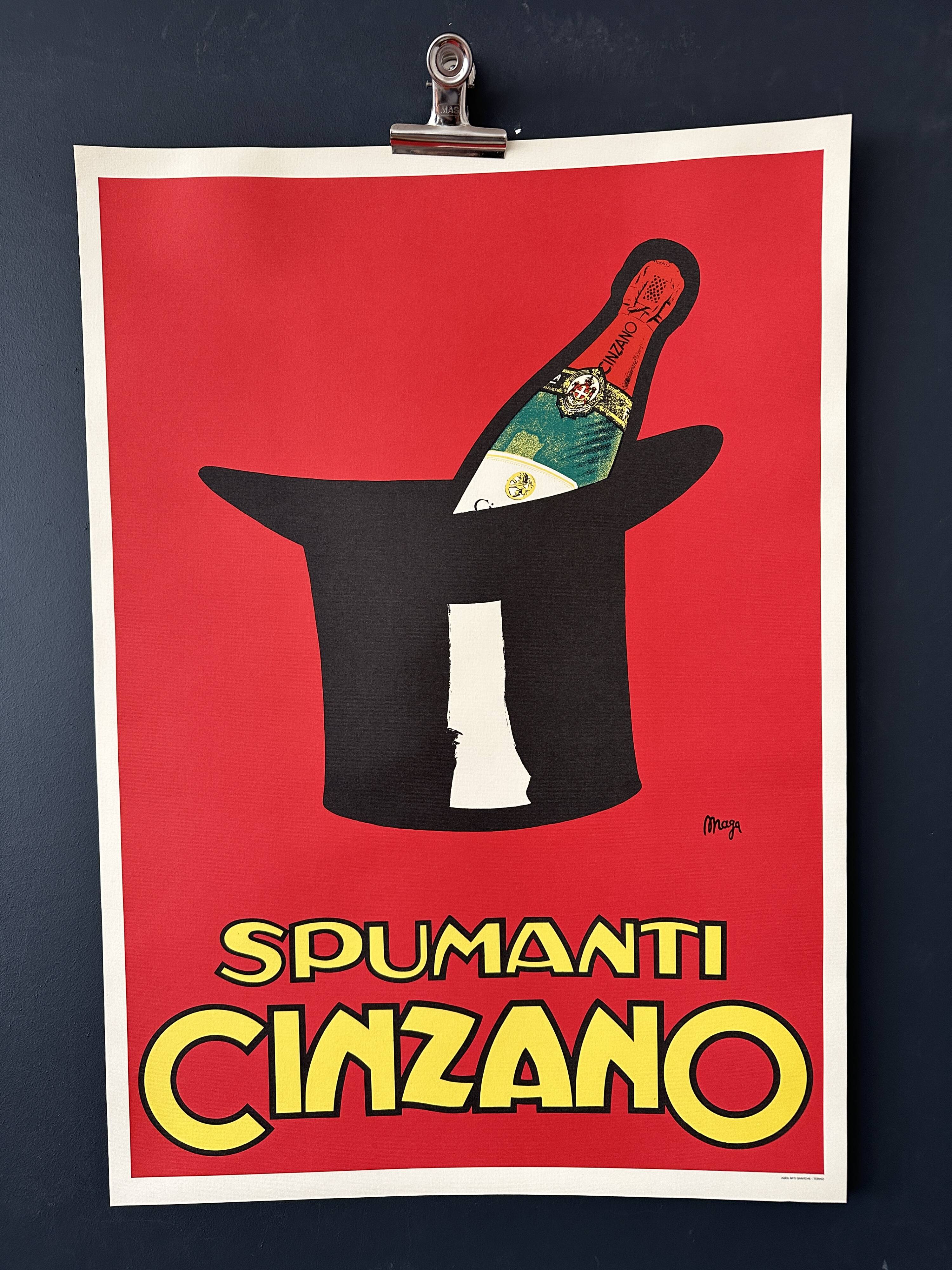 Cinzano advertising poster
