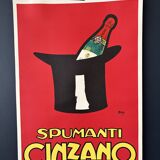 Cinzano advertising poster