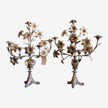 Pair of candelabras