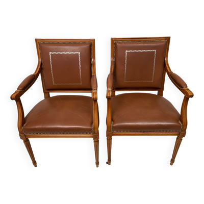Paire fauteuils style Empire