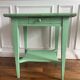 Vintage farmhouse table in solid wood with beautiful antique patina.