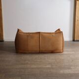 Le Bambole sofa in buffalo leather by Mario Bellini for B&B Italia, 1970s