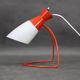 Lampe de table rouge par Josef Hurka pour Napako, Tchécoslovaquie années 1960