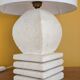 Solid stone lamp and lampshade - design DLG Albert Tormos