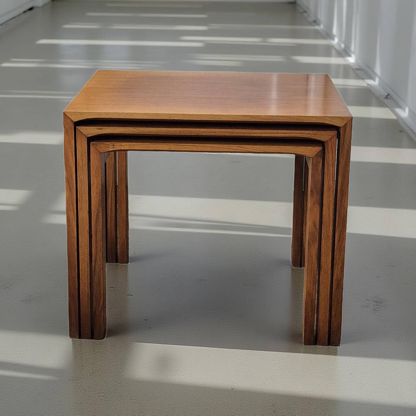 Set of 3 mid-century nesting tables by Wilhelm Renz, Germany 1960s