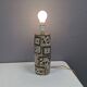 Large ceramic table lamp from Danish Royal Copenhagen.