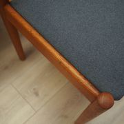 Set of six teak chairs, Danish design, 1970s, designer: Poul M. Volther