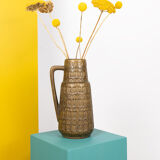 Vase West Germany vert olive