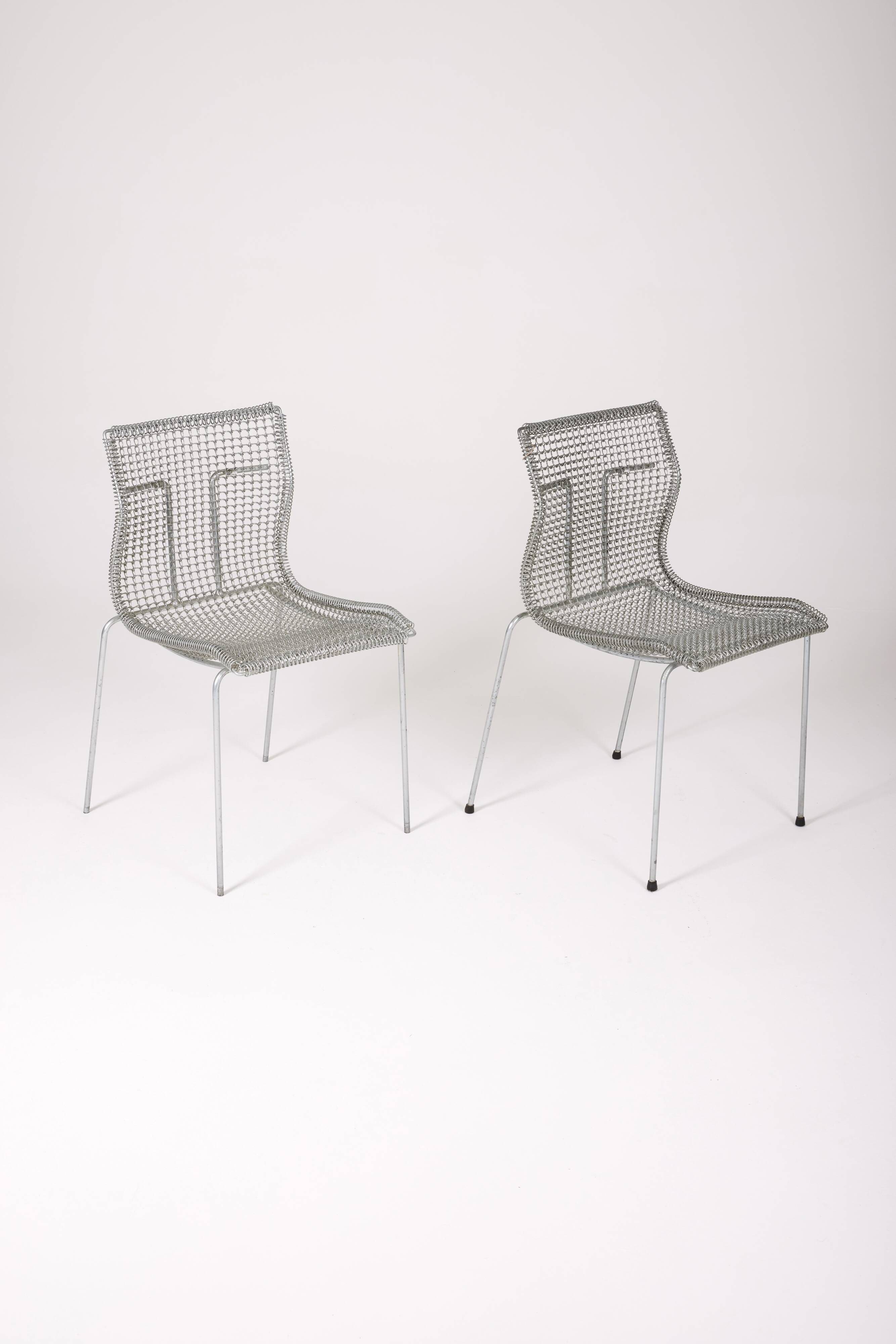 Pair of chairs "Rascal" by Niall O'Flynn for T Spectrum, 1990s, Holland