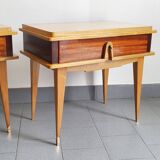 Pair of vintage 1960s bedside tables