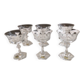 Set of 6 Villeroy and Boch crystal bowls