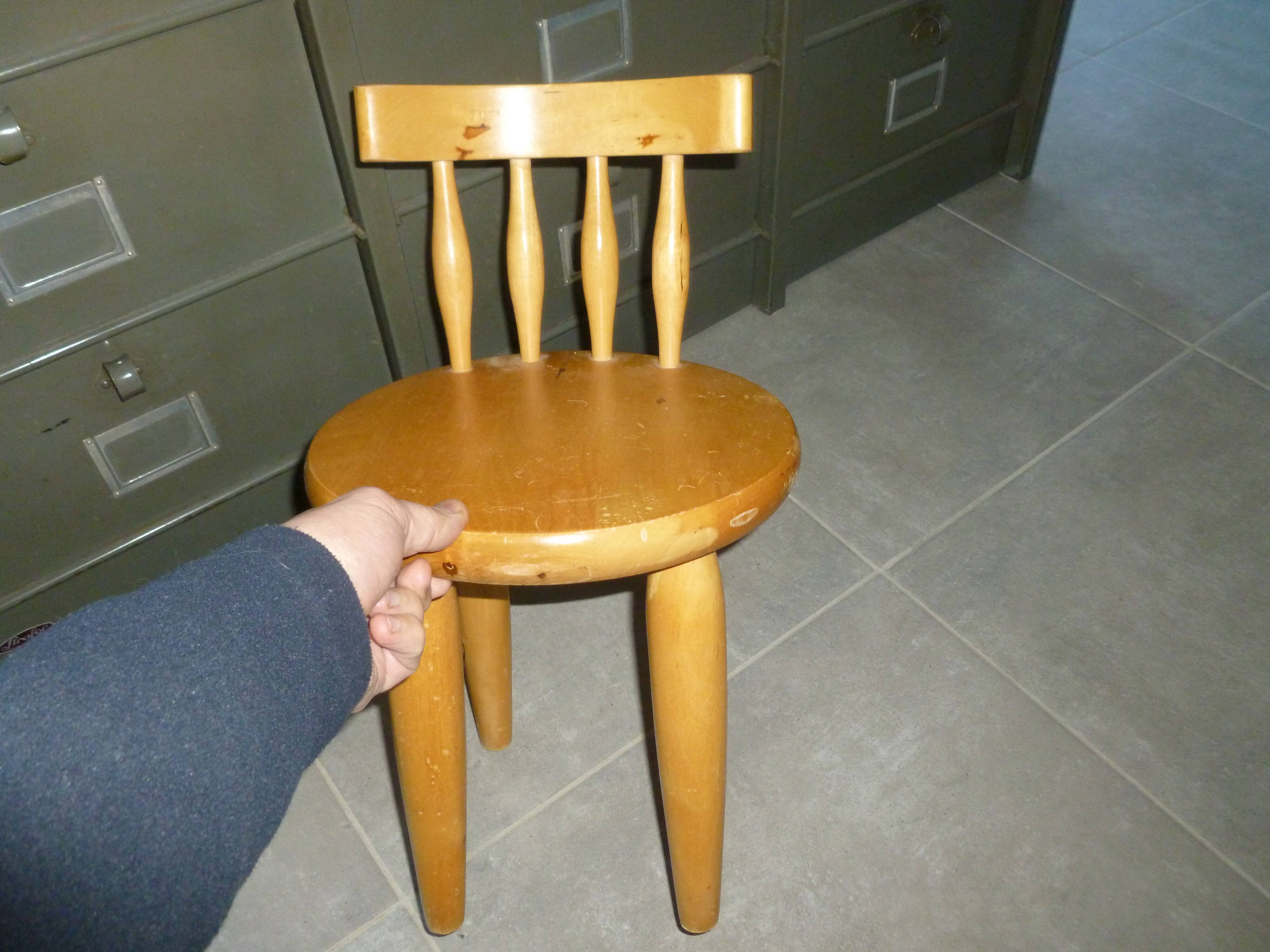 Wooden children's chair