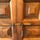 Ancient walnut cabinet