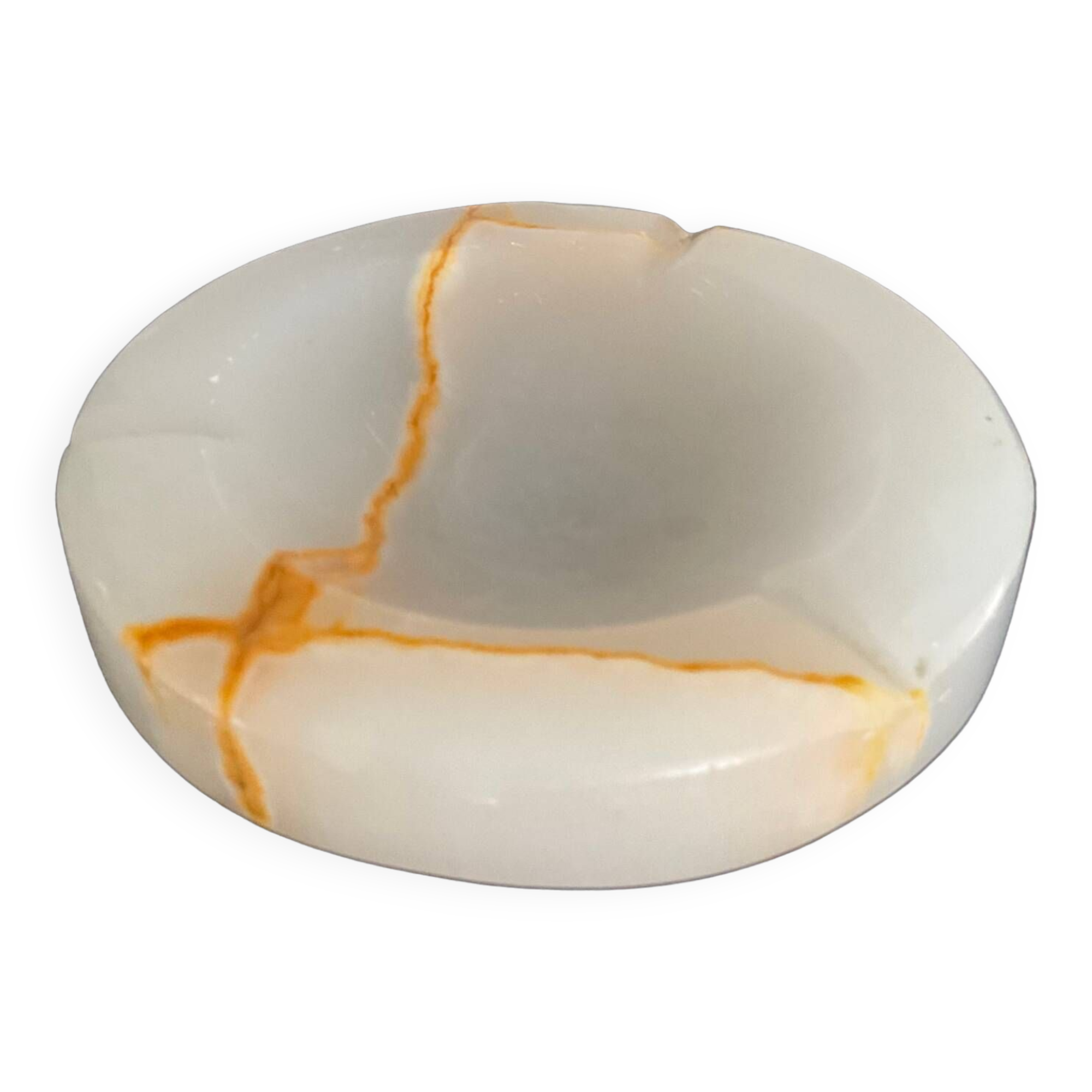 Vintage onyx ashtray from the 70s