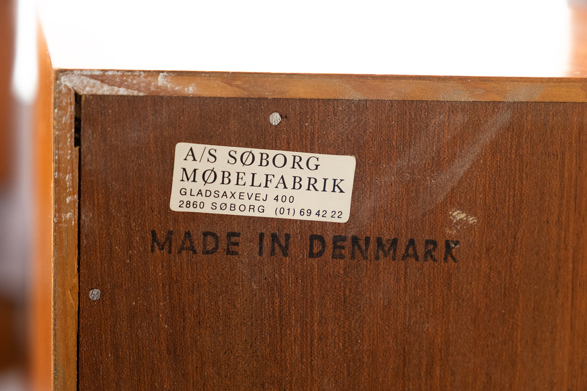 Danish Showcase in Teak by Børge Mogensen for Søborg Møbelfabrik, 1960s