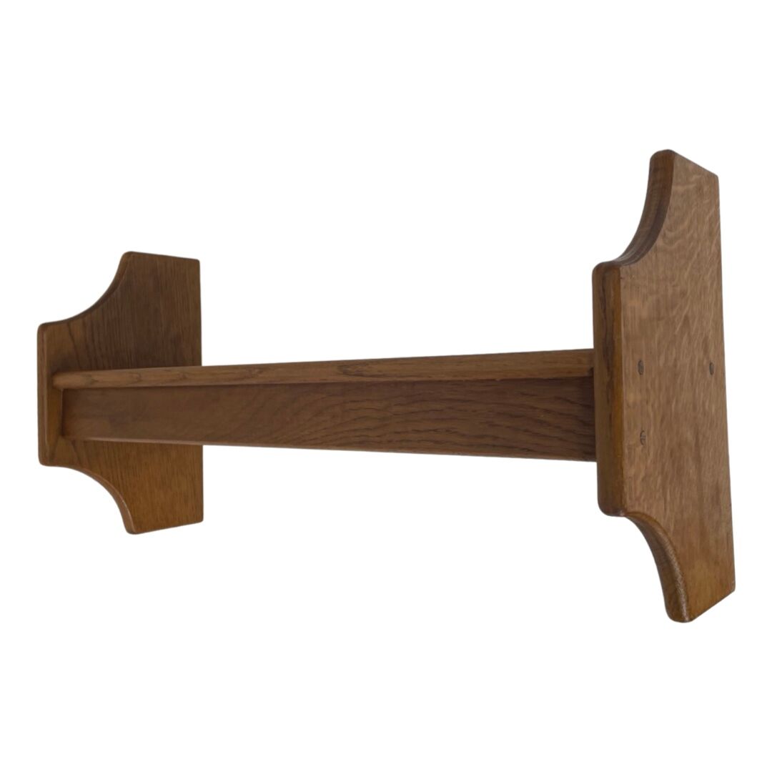 Étagère murale en bois vintage en chêne