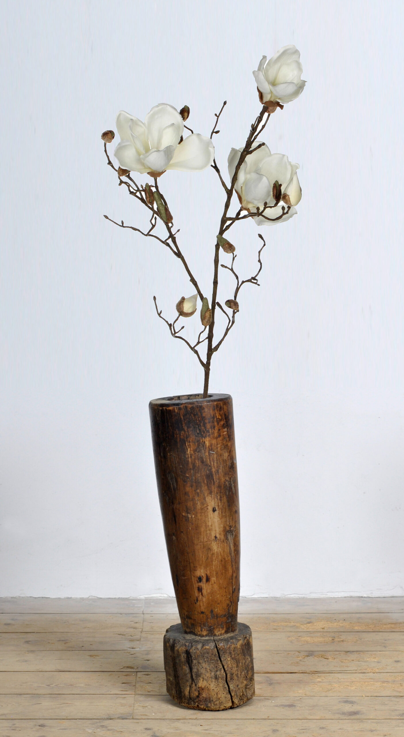 Primitive storage barrel/vase, circa 1900