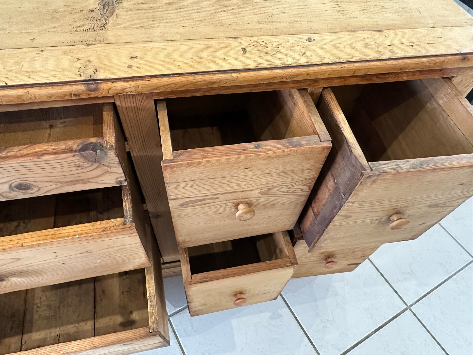 Vintage 1950s workshop sideboard