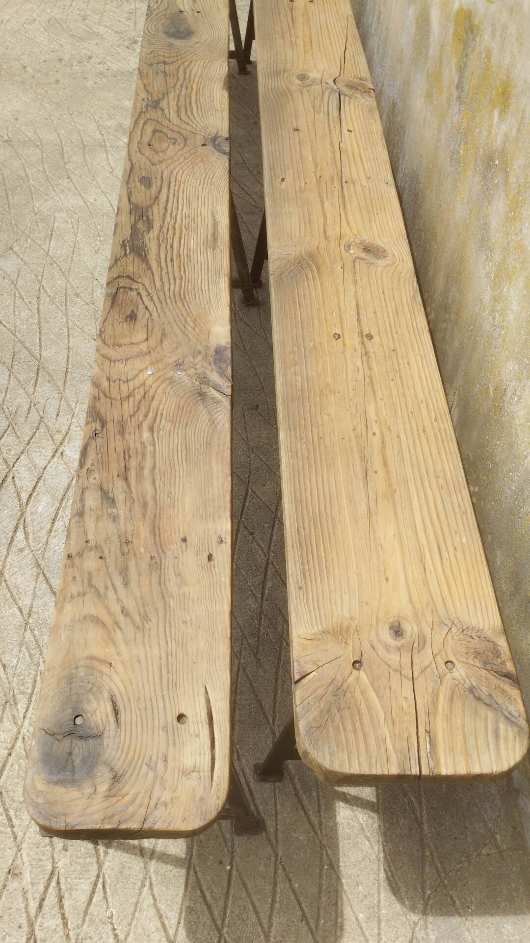 2 XXL industrial benches