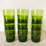 Vintage water glasses 70s