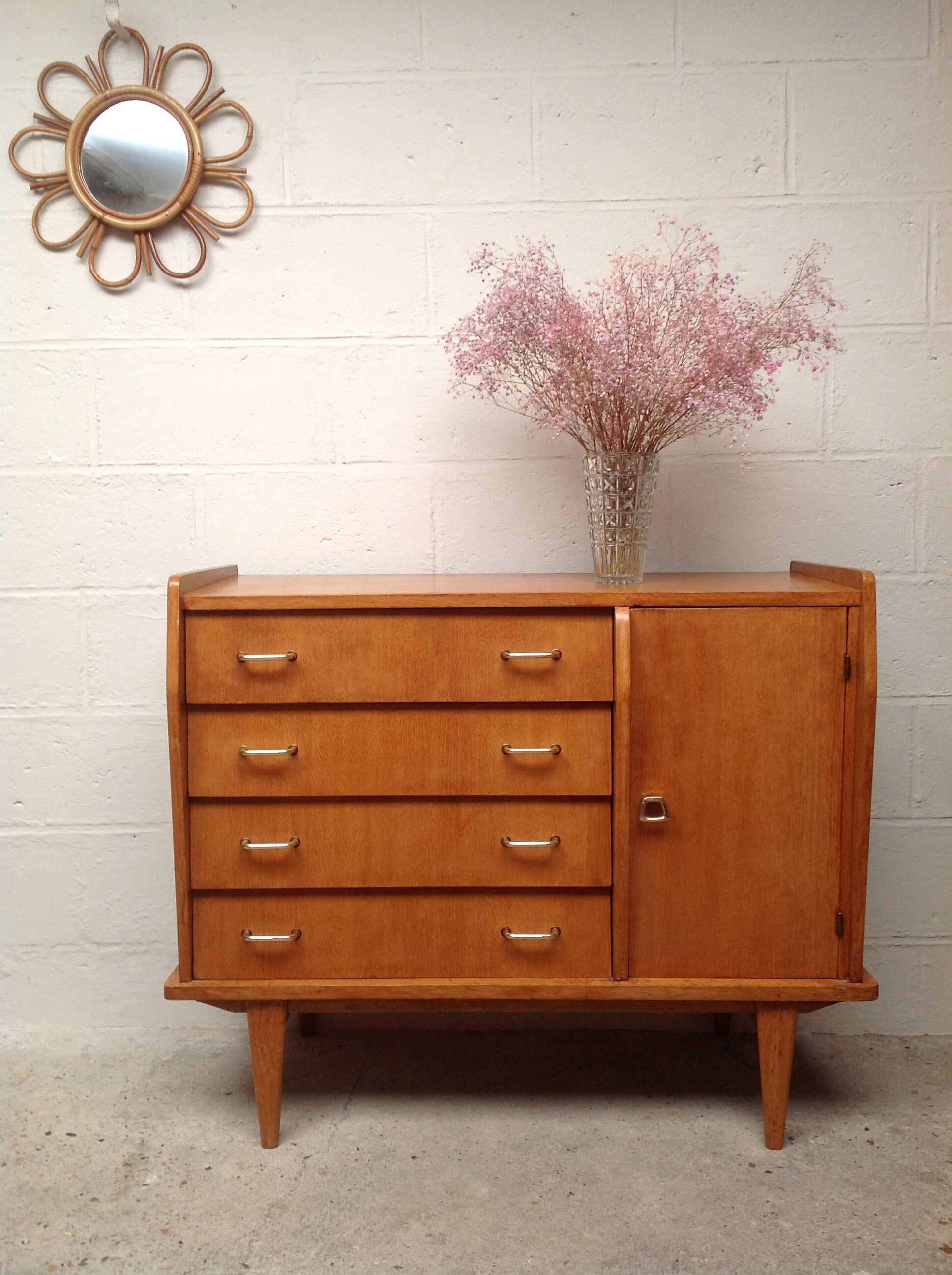 Commode buffet vintage années 50