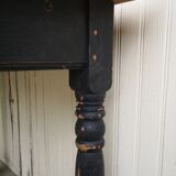 Vintage wooden farmhouse table