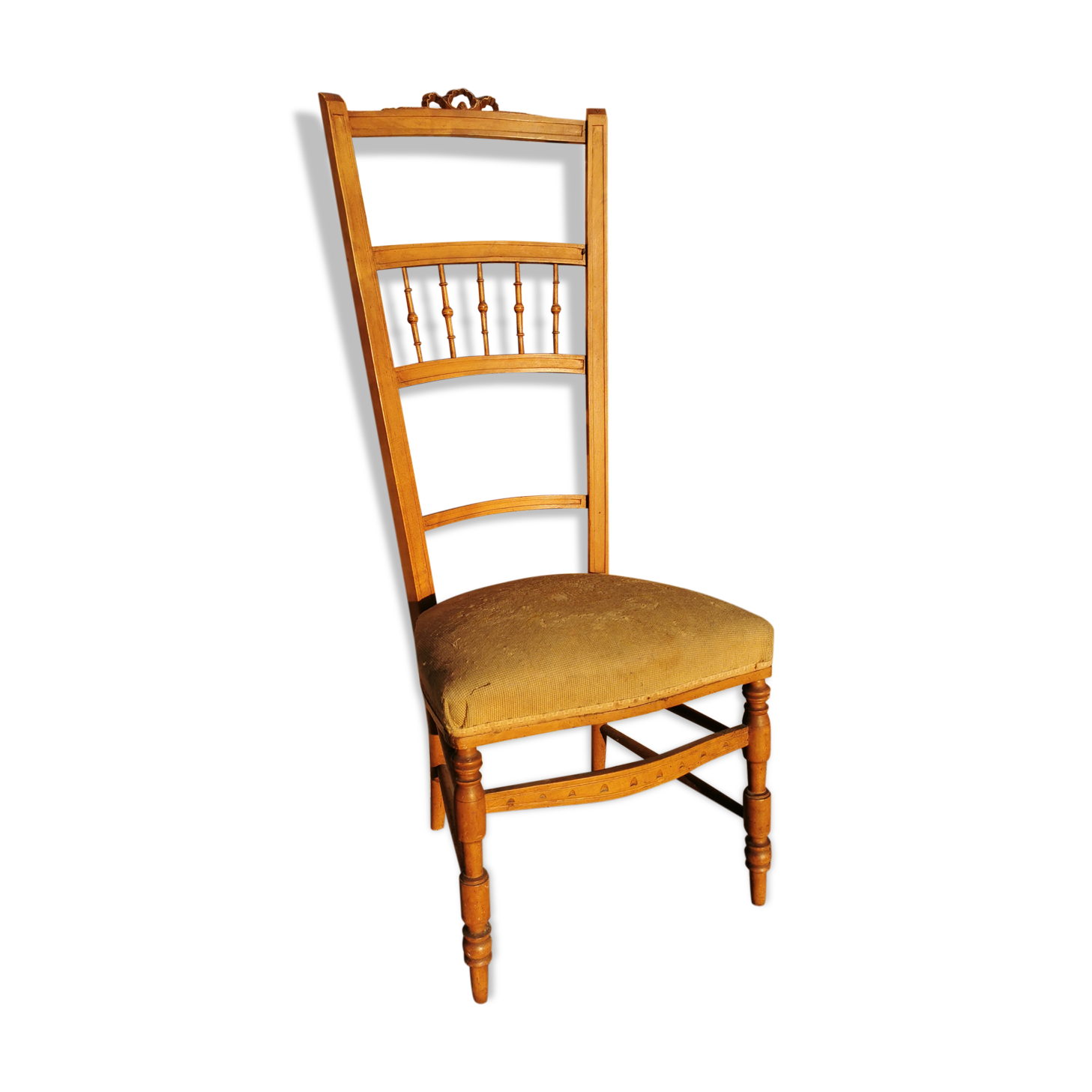 Former low chair known as "nurse chair" louis XV style