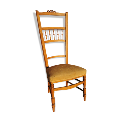 Chaise basse dite ''chaise de nourrice'' style Louis XV