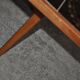 Brown rosewood coffee table with ceramic tile top - Denmark, 1960s
