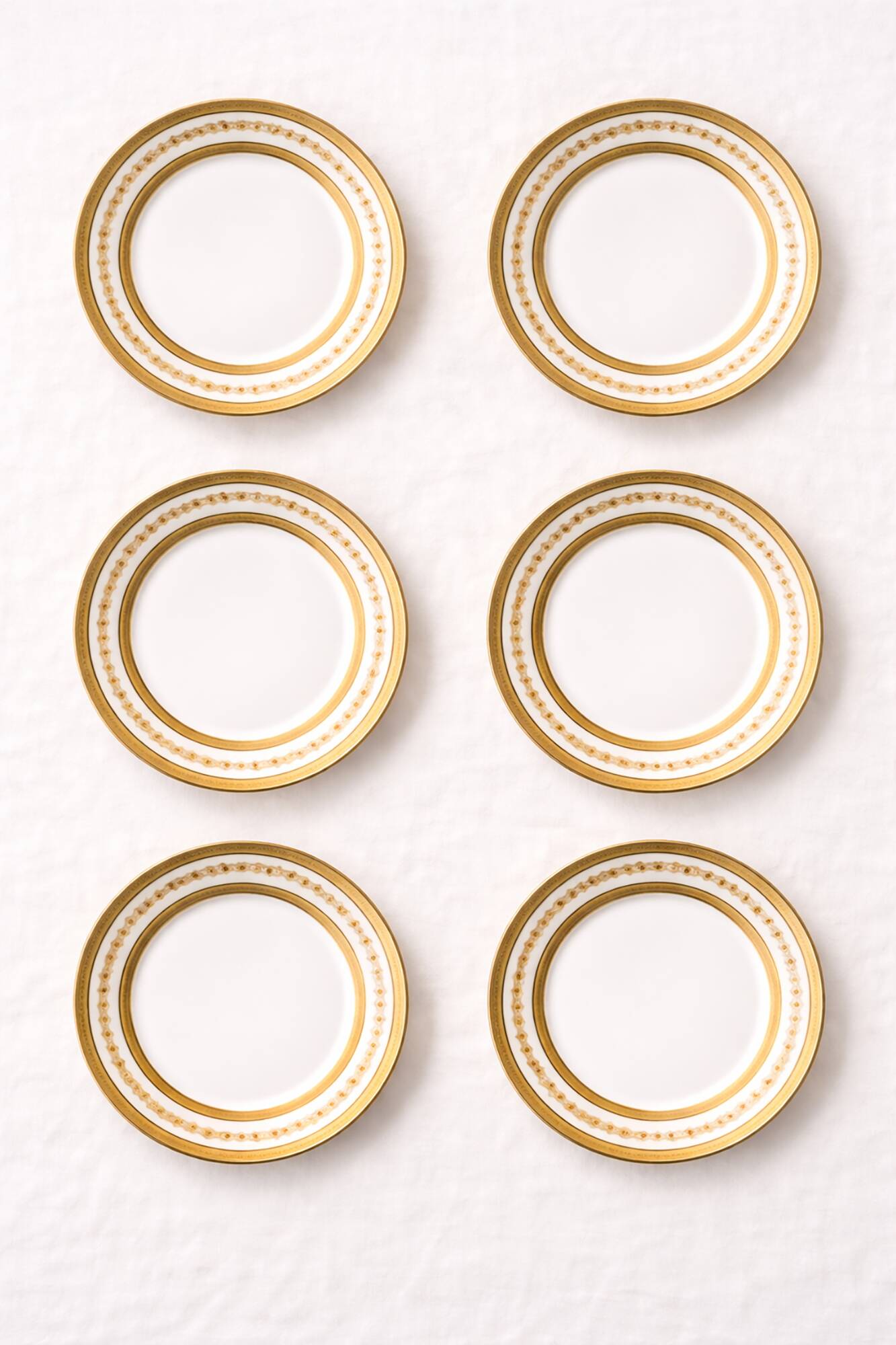 6 antique Limoges porcelain plates – Wm Guérin & Co