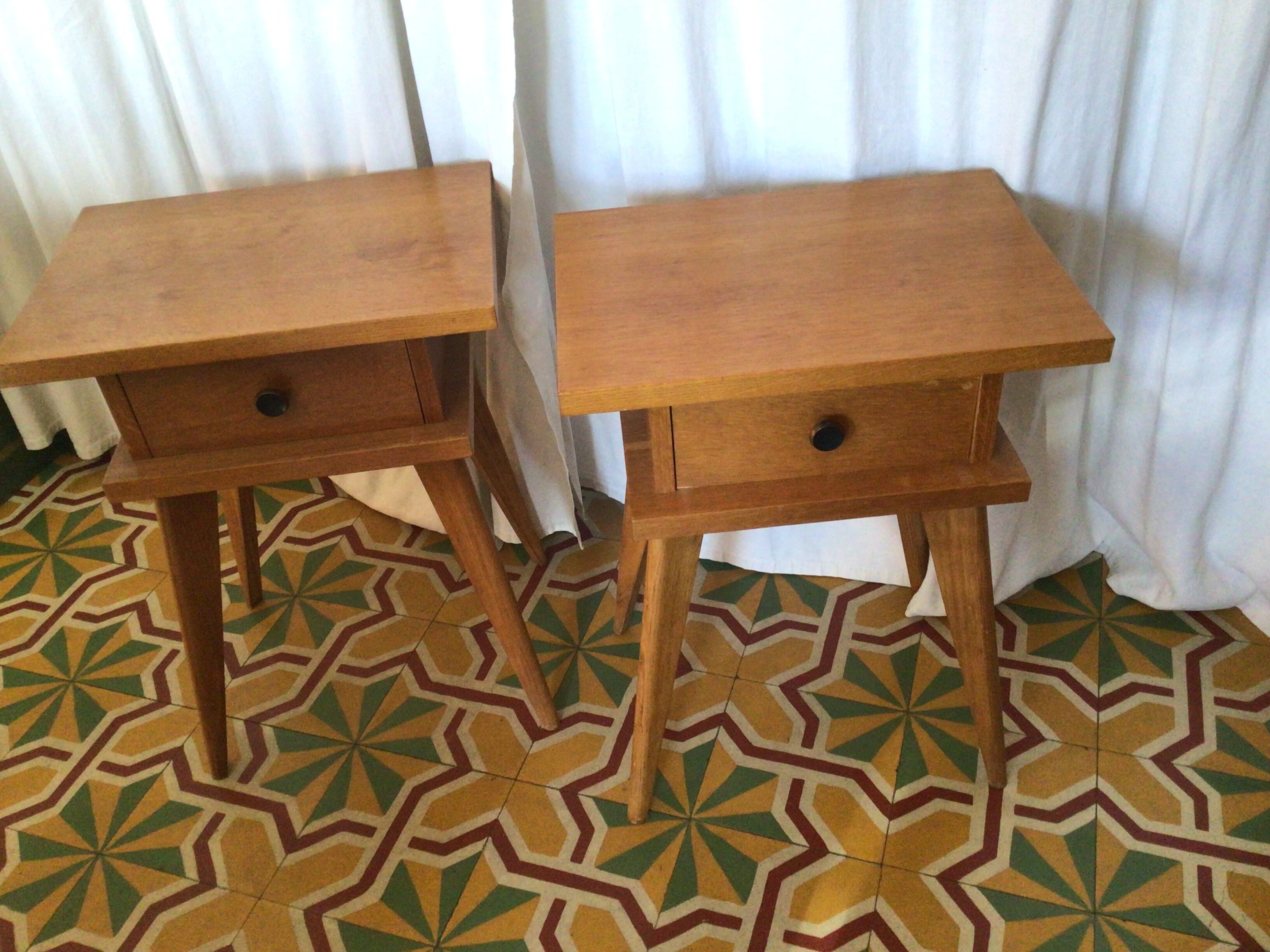 Vintage bedside pair year 50-60