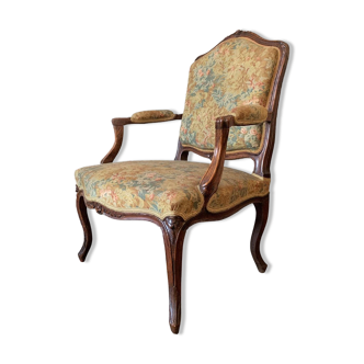 Fauteuil à la reine, style louis xv, vers 1750