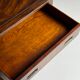 Campaign style mahogany coffee table