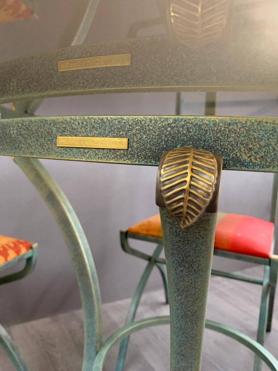 Table and Chairs Set “Villa D'Este” Collection by Pierre Vandel