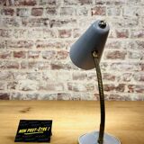 Vintage grey desk lamp from the 60s