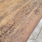 Rustic farmhouse bistro table in oak with Louis Philippe legs - 2m