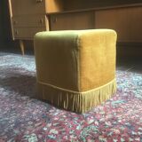 Ottoman has fringes vintage