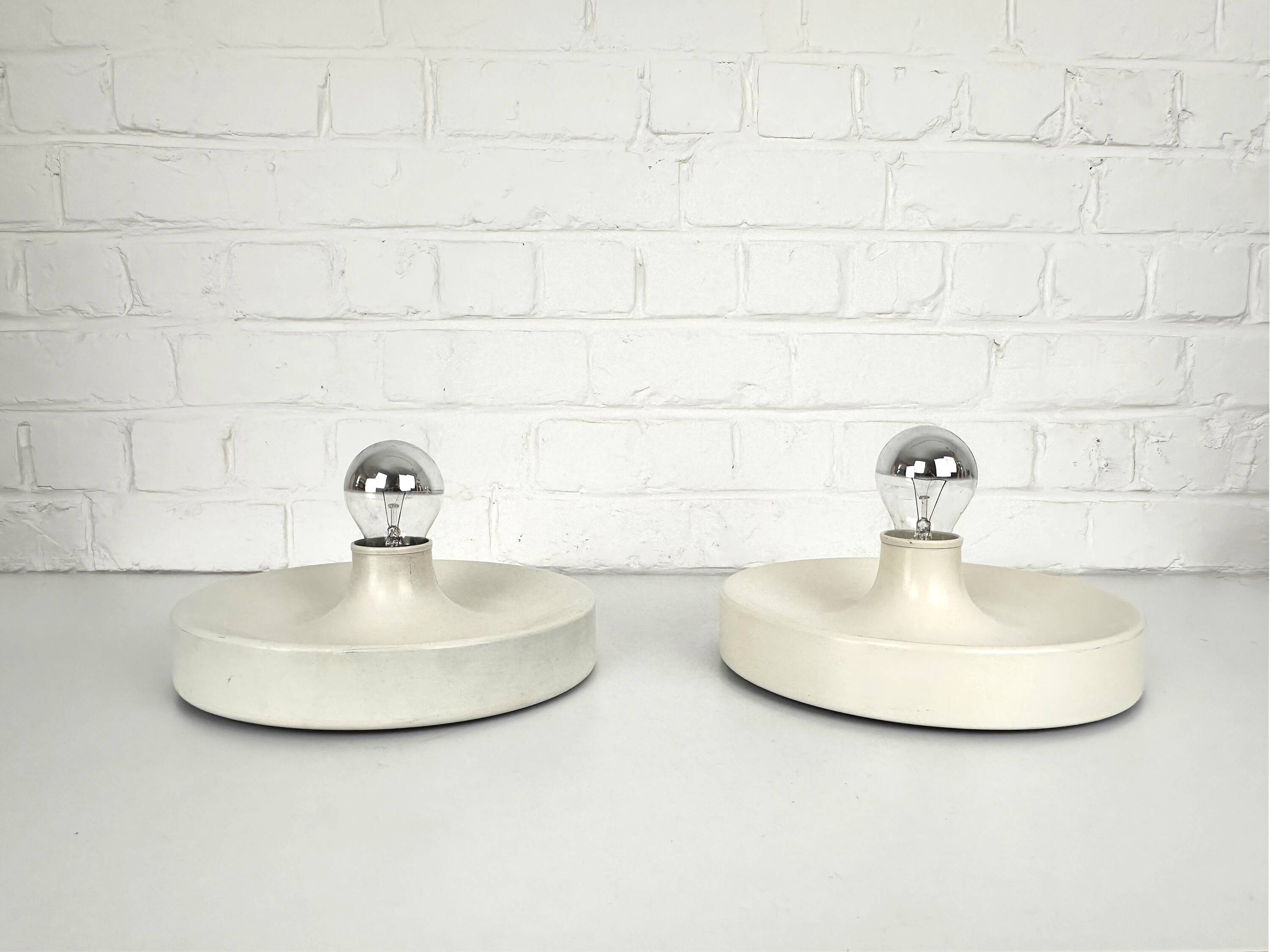 Pair of wall lights selected by Charlotte Perriand, Germany 1960