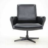 1970's Swivel Armchair, Czechoslovakia
