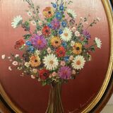 Flower bouquet painting by Magda Verschaeve