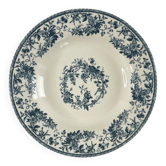 Terre de fer gien 1875 collection bouquet de roses assiette creuse