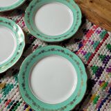 Set of 9 Manufrance flat plates