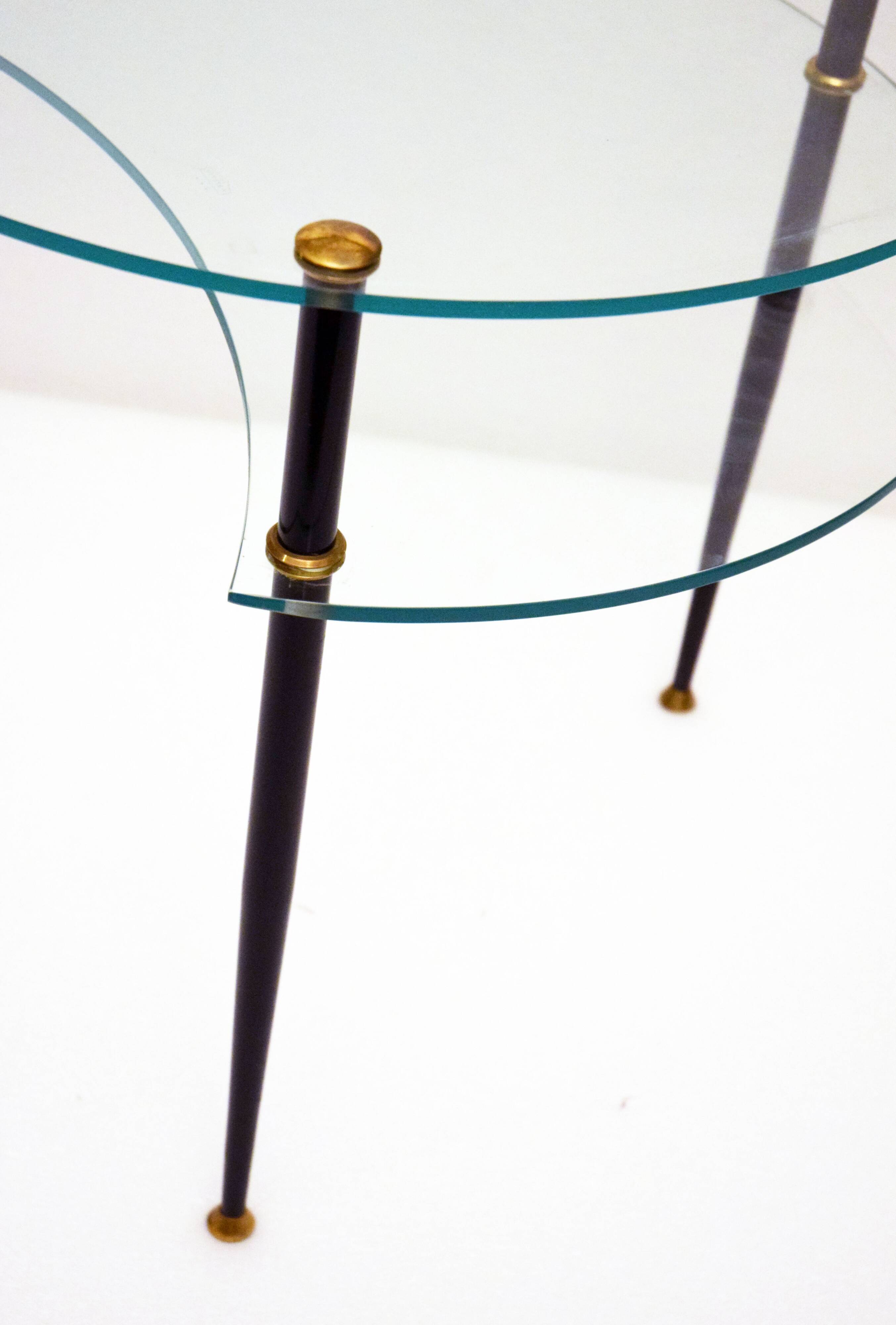 Edoardo Poli asymmetrical coffee table for Vitrex, 196