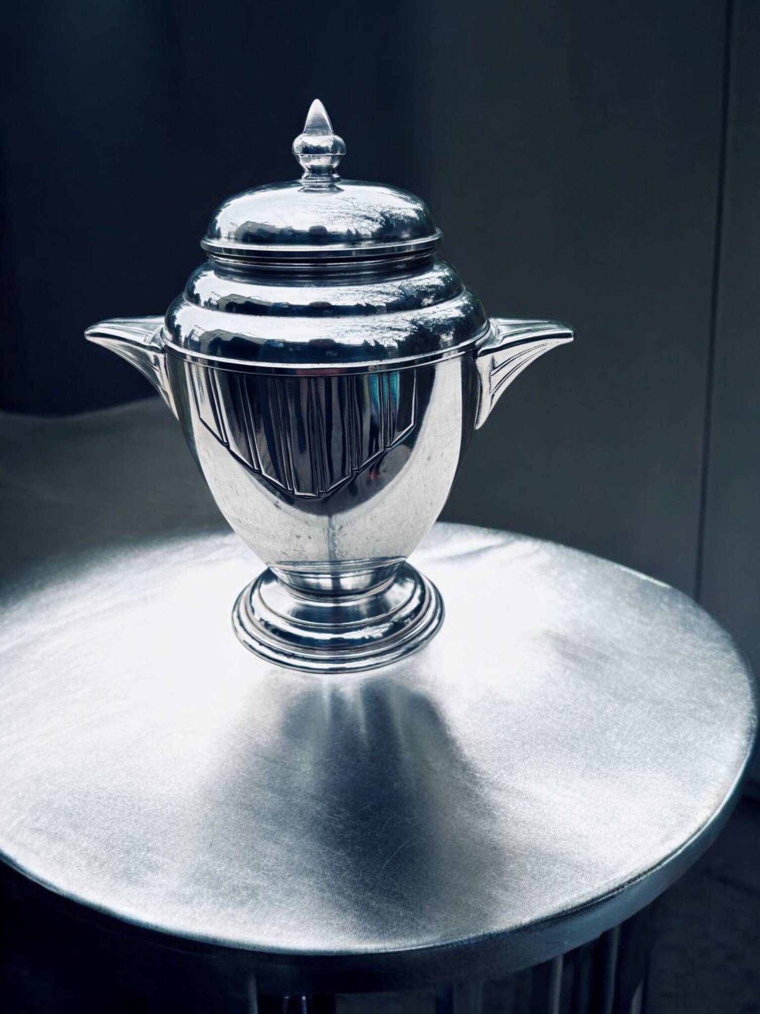 Art Deco Tea/Coffee Service Rodolphe Reysec (Silver Plated Metal)